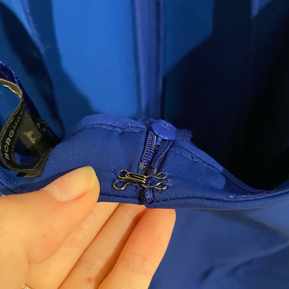 BCBGMAXARZIA electric blue jumpsuit